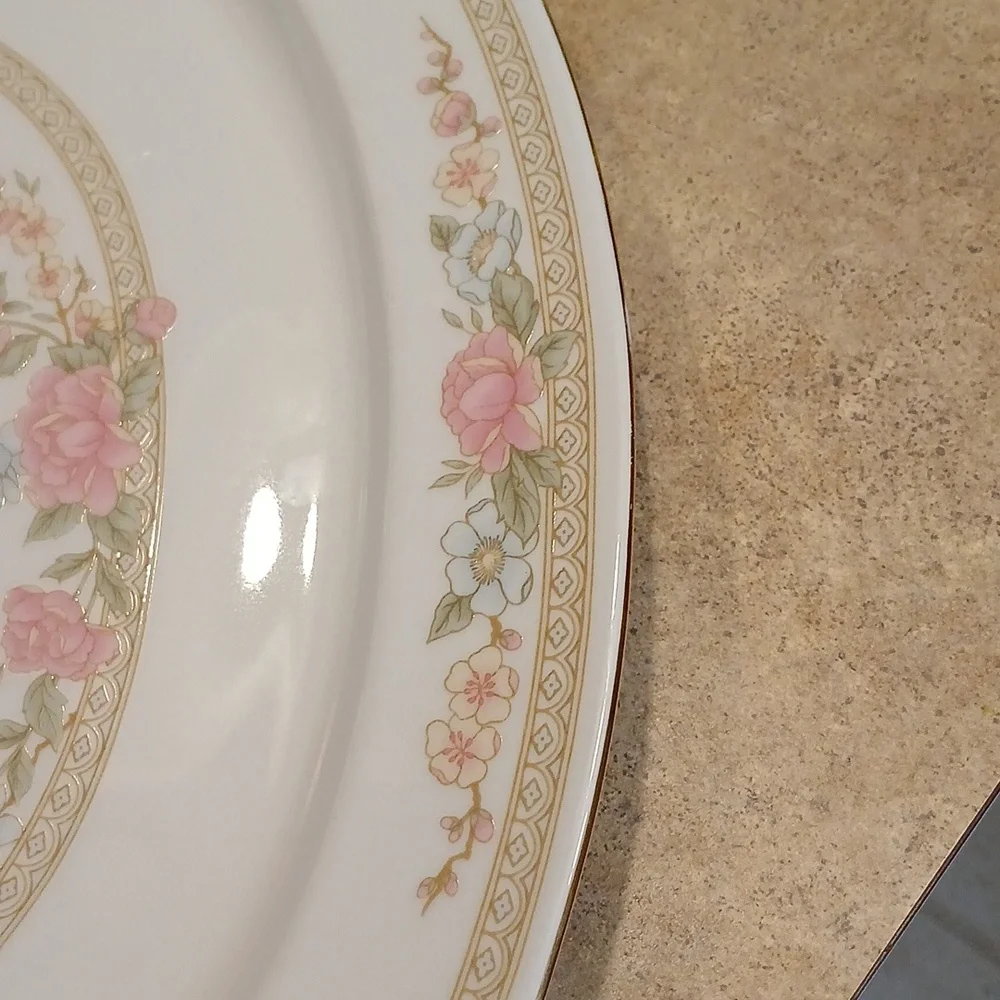 Rose Oval Serving Platter
